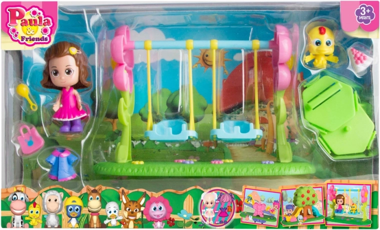 Veselá houpačka pro dvě postavičky