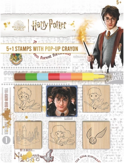 Harry Potter stamping set with crayon 5+1