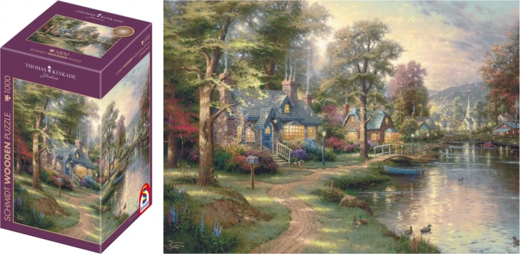 Wooden puzzle SCHMIDT Native Lake 1000 pieces