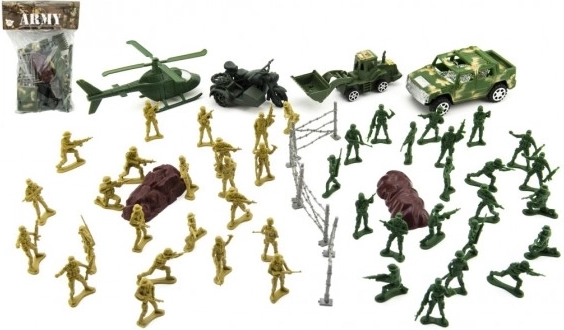 Set of Plastic Soldiers with Accessories CZ Design