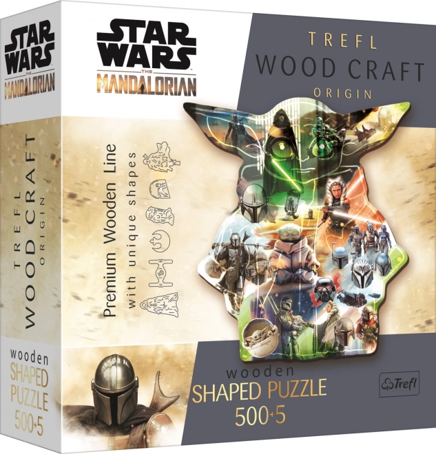 Wooden Puzzle TREFL The Mandalorian: Mysterious Grogu