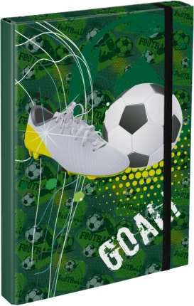 Baagl map voor schoolschriften A4 Voetbal Goal