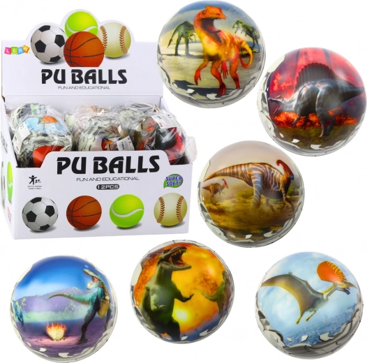 Dinosaur Ball 10 cm from Soft PU Foam