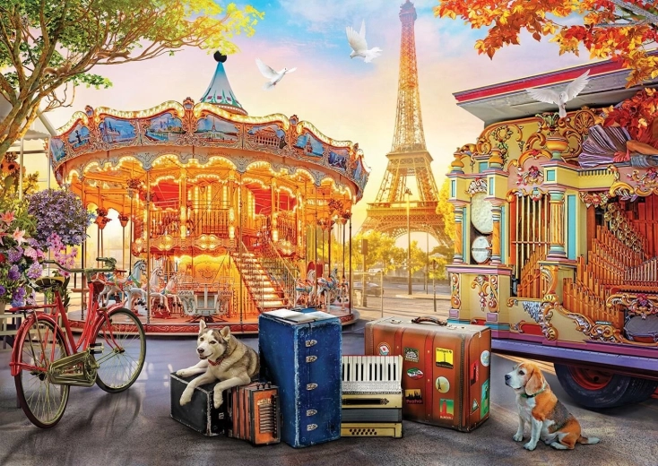 Puzzle Amusement Park in Paris 2000 pieces
