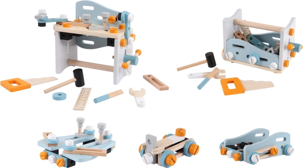 Houten bouwpakket voor kinderen ECOTOYS