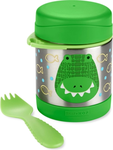 Pratico cucchiaino-forchetta nel supporto