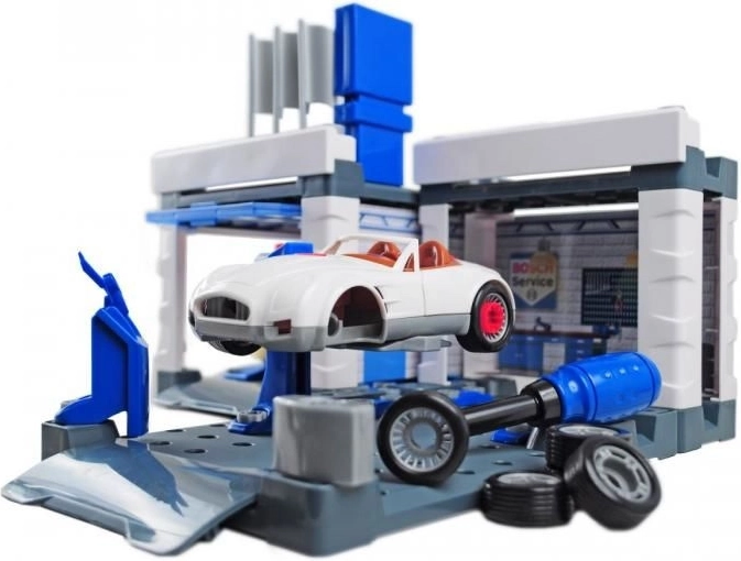 Servisní zvedák a nářadí