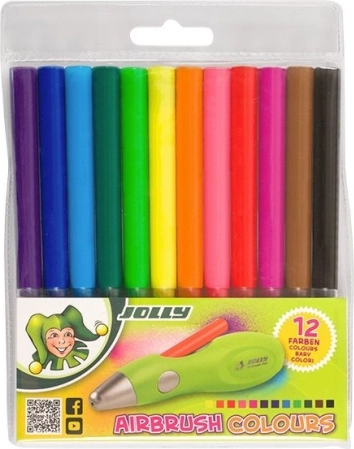 replacement refills for airbrush fun jolly – 12 colors