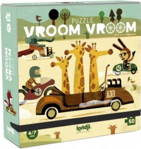 Londji Great Race Puzzle - 50 pieces