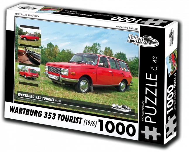 Puzzle Retro Cars Wartburg 353 Tourist (1976) – 1000 pieces
