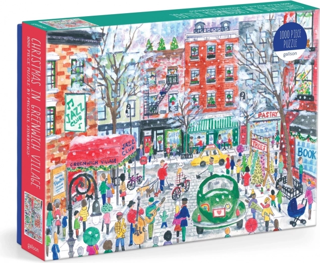 Puzzle Christmas in Greenwich Village 1000 Pieces GALISON