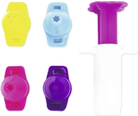 Press with interchangeable nozzles