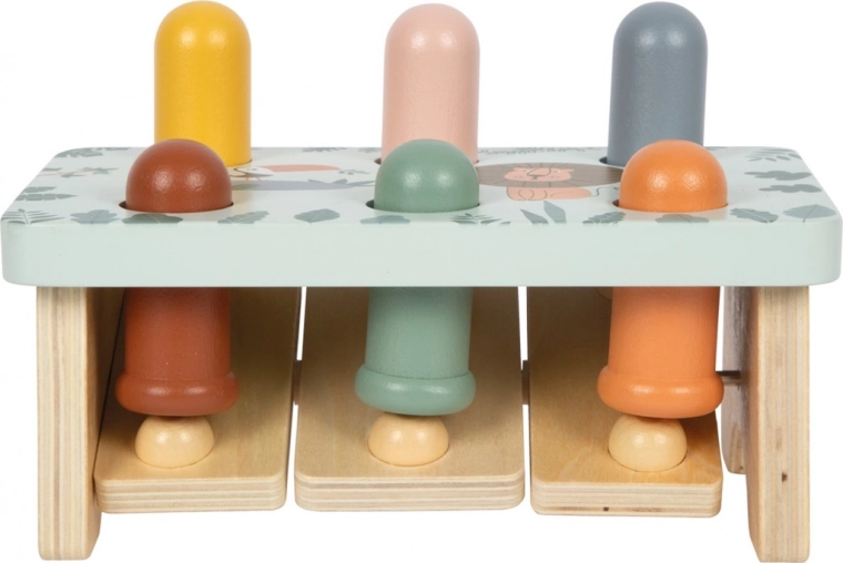 Szórakoztató „nyomd le – pattan fel” effektus