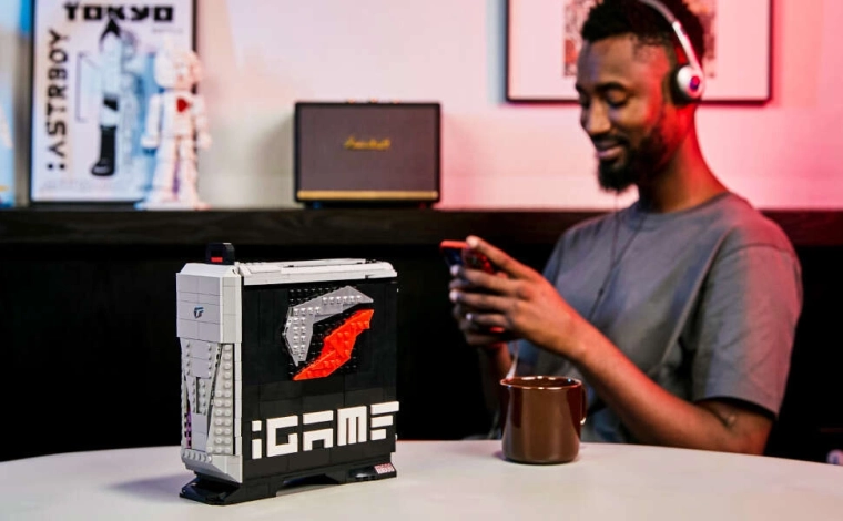 Elegante decorazione da vetrina per setup da gaming