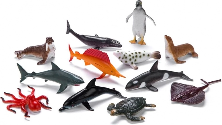Faunica tengeri és óceáni állatok – 12 figurás készlet