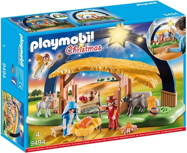 Playmobil Christmas Nativity Scene with Lighting