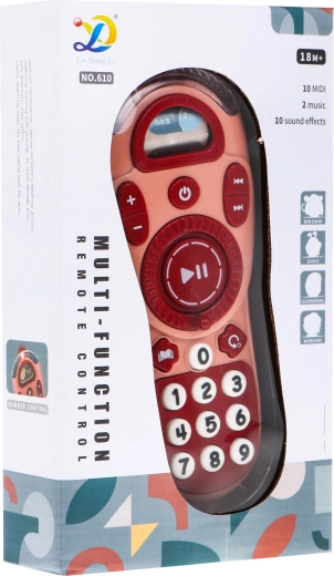 Interactive TV Remote for Kids – Pink