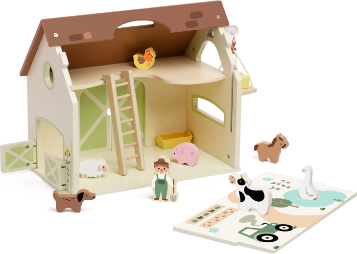 Ouvre et joue : grange dépliable