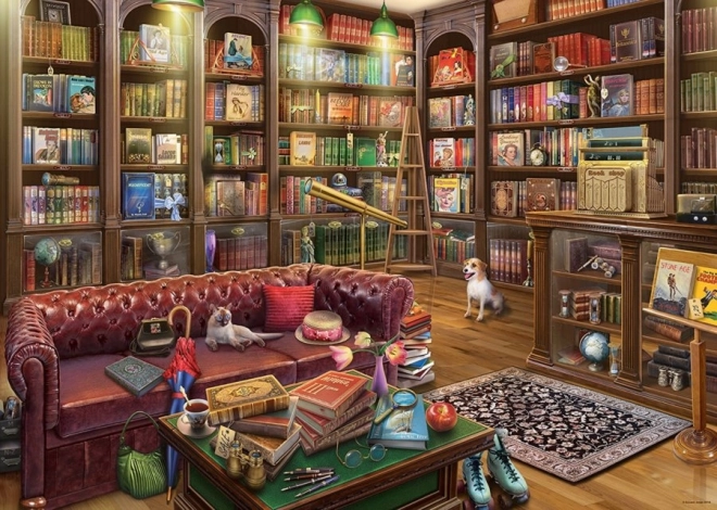 Puzzle Cozy Library 1000 Pieces Ravensburger