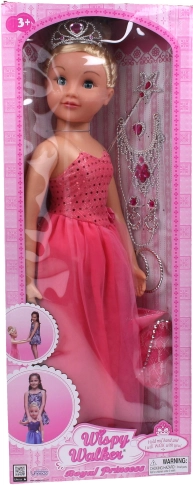 Walking Princess Doll 70 cm with Jewelry