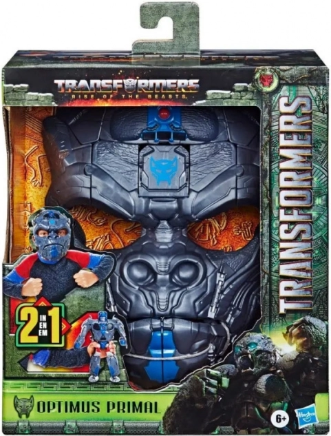 Transformers Optimus Primal 2-in-1 convertible mask and action figure