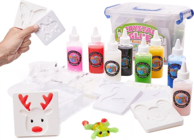 Crystal 3D Gel Glue – Creative Bucket Set, 26 Pieces