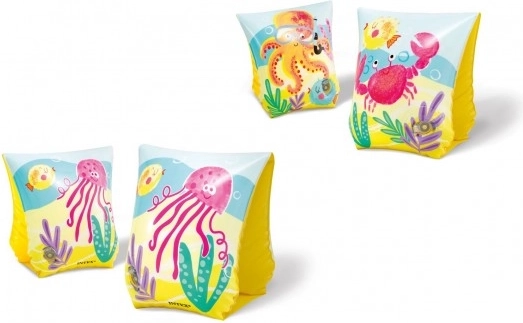 Intex Inflatable Arm Bands with Sea Creatures Motif