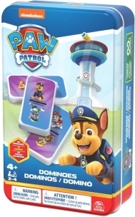 Paw Patrol Dominoes in a Tin Box
