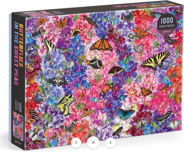 Galison puzzle Butterflies in Sweet Pea 1000 pieces