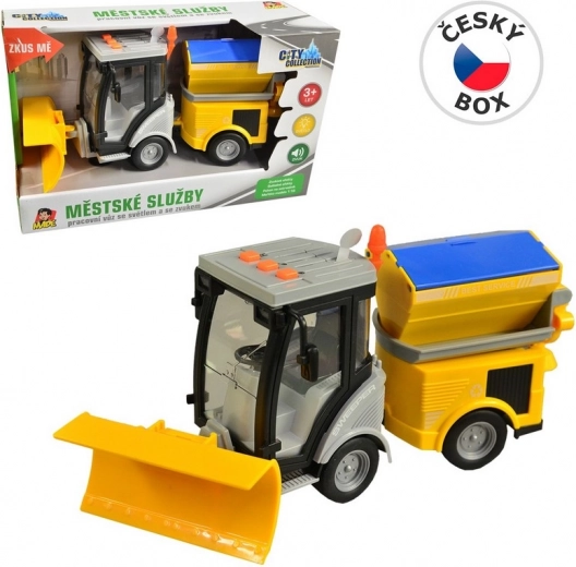 Clearance Vehicle with Flywheel and Lights and Sounds 25 cm