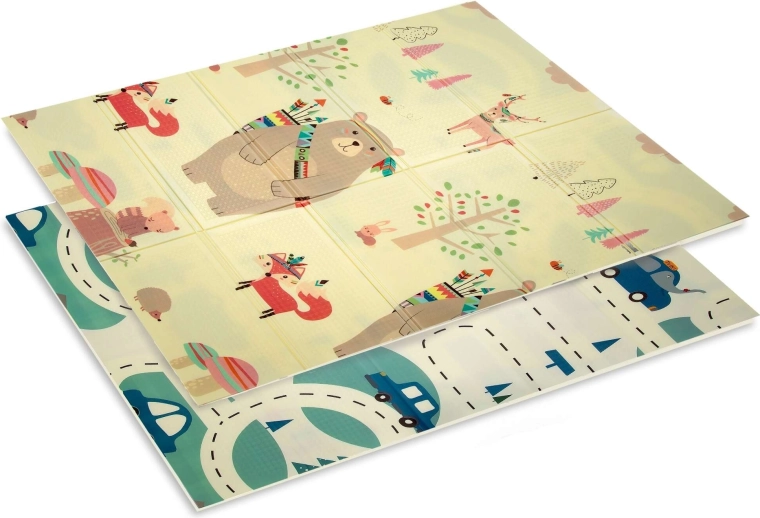 Double-sided design for learning and fun