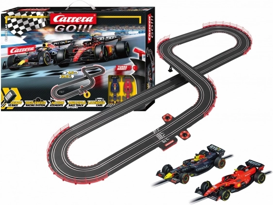 bilbane carrera go flying lap f1 ferrari vs red bull 1:43, 4,3 m