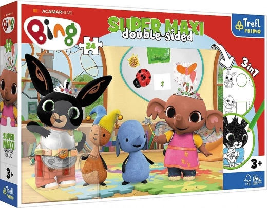 Puzzle Super Maxi double-sided Bing and Friends