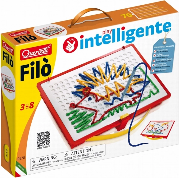 Quercetti Filò drawing and embroidery set for children