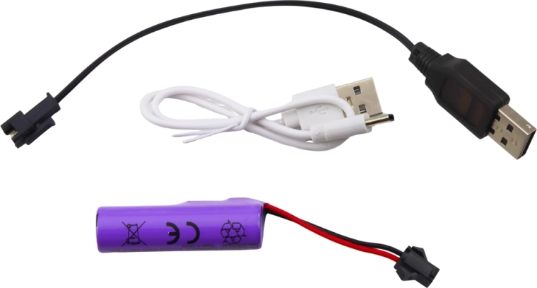 Accu en USB-opladen
