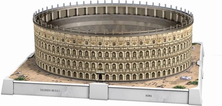 Iconics Colosseum Night Edition building set with LED lighting