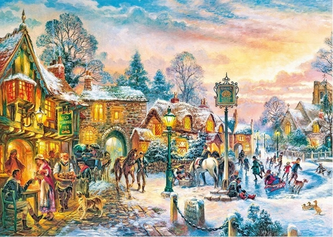 CHERRY PAZZI puzzle Winter Dusk 1000 pieces