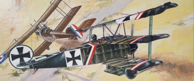 Modelvliegtuig Fokker Dr.1