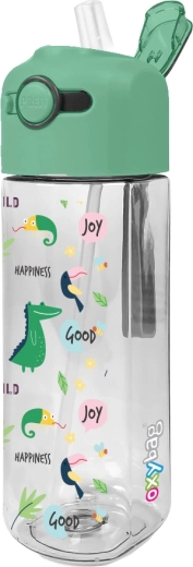 OXY SMiLE 450 ml Dino gyerek kulacs szívószállal