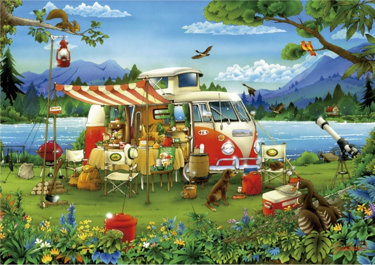 Educa Puzzle Camping 1000 Pieces