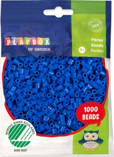 Glačalne perlice tamno plave 1000 kom