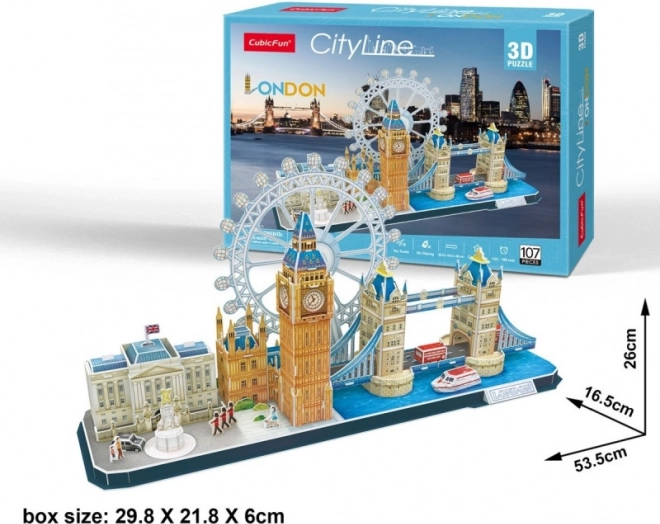 Puzzle 3D City Line London