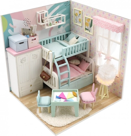 Maison miniature 2Kids Toys – chambre d’enfant douillette