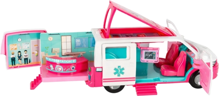 Ambulance die verandert in een 2-in-1 ziekenhuis