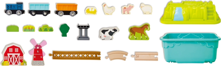 Ferme complète avec 40 pièces