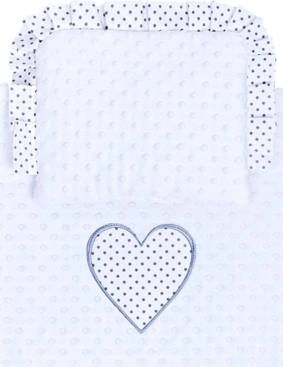 Design delicato con volant e cuoricino