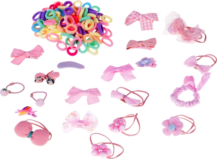 Riche ensemble d’accessoires pour cheveux