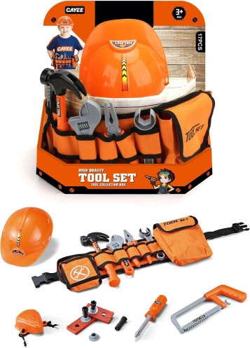 Kids’ tool set with fabric belt