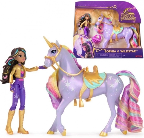 Figurák Unicorn Academy Baba Sophia és egyszarvú Wildstar
