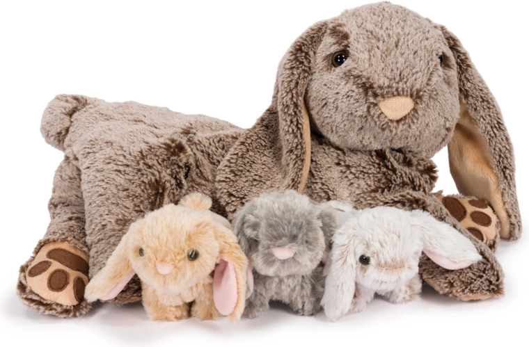 Plush Toy Noxxiez Rabbits with Mom